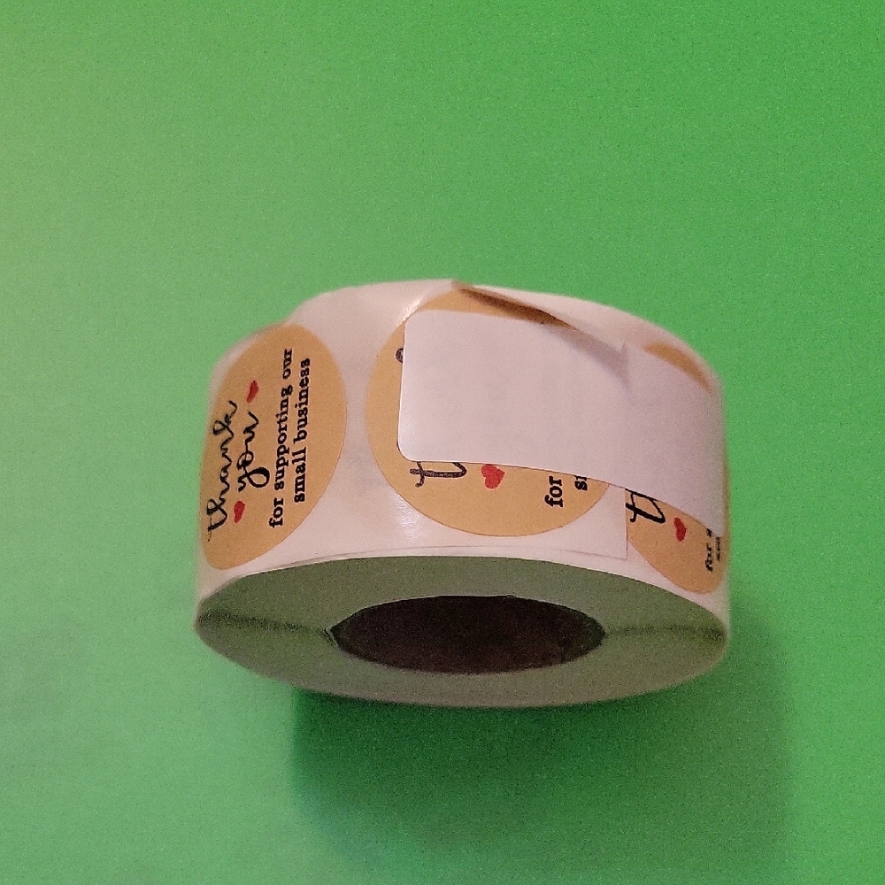 4/$20 Thank You Stickers Roll - Picture 2 of 3